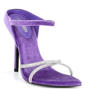 Steve Madden Purple and Silver Heels